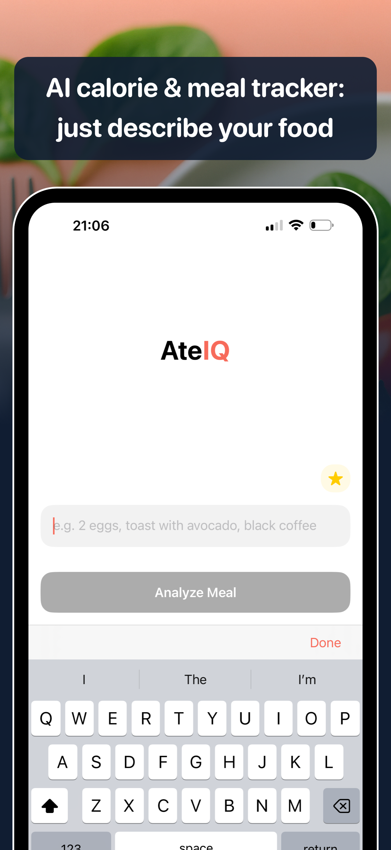 AteIQ v1.4 — Smarter AI Meal Tracking screenshot 2