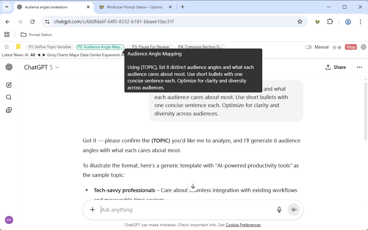 Winbuzzer Prompt Station screenshot 8