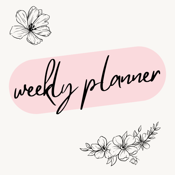 Soft Focus - Minimal Weekly Planner