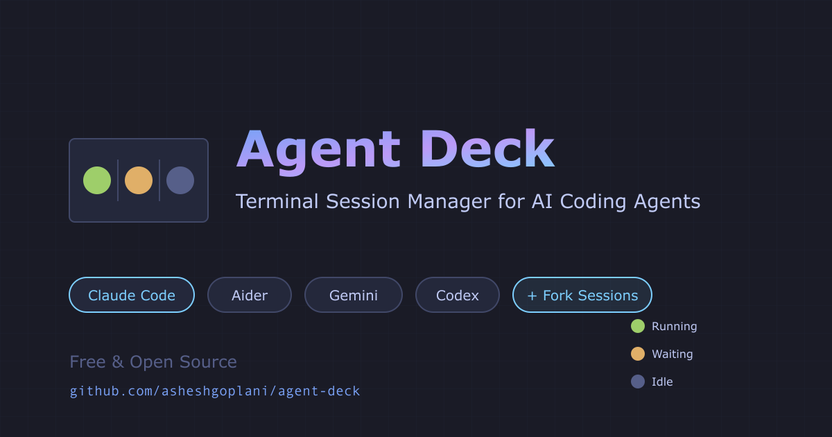 Agent Deck screenshot 1