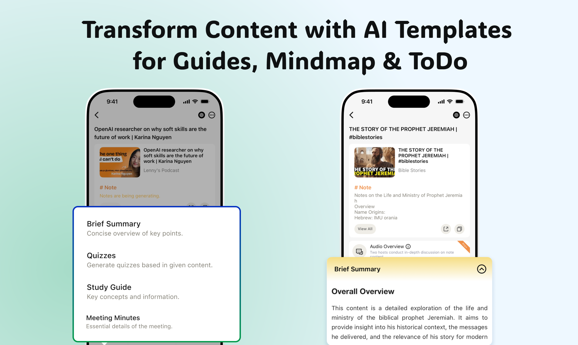AI Notebook App screenshot 2