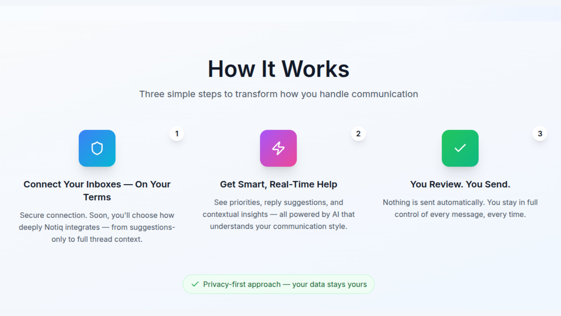 Notiq screenshot 2