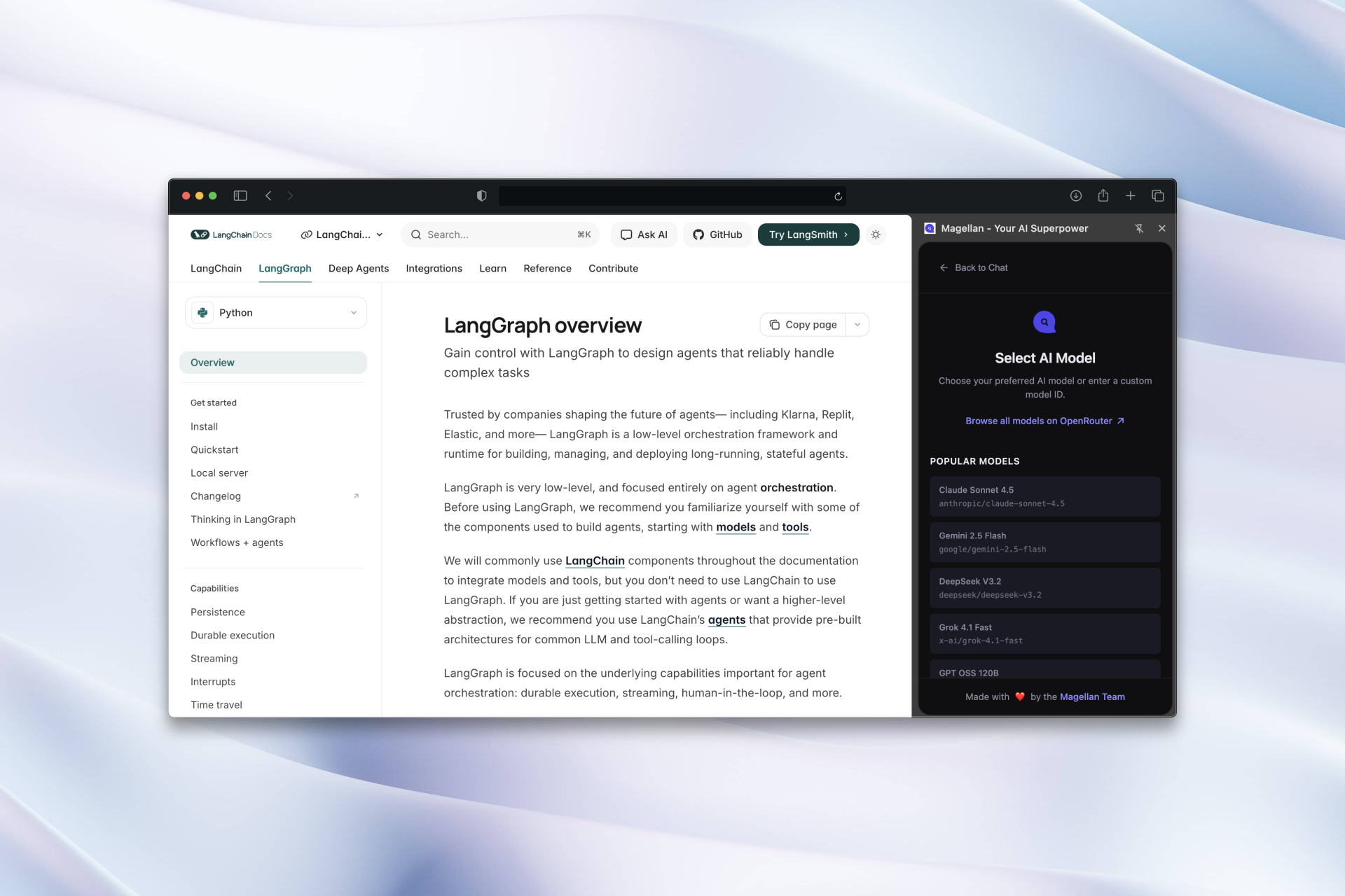 Magellan screenshot 2