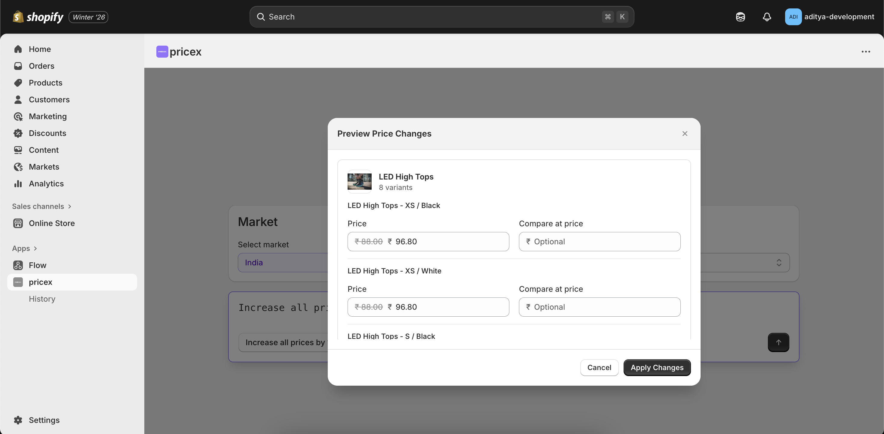 pricex screenshot 2