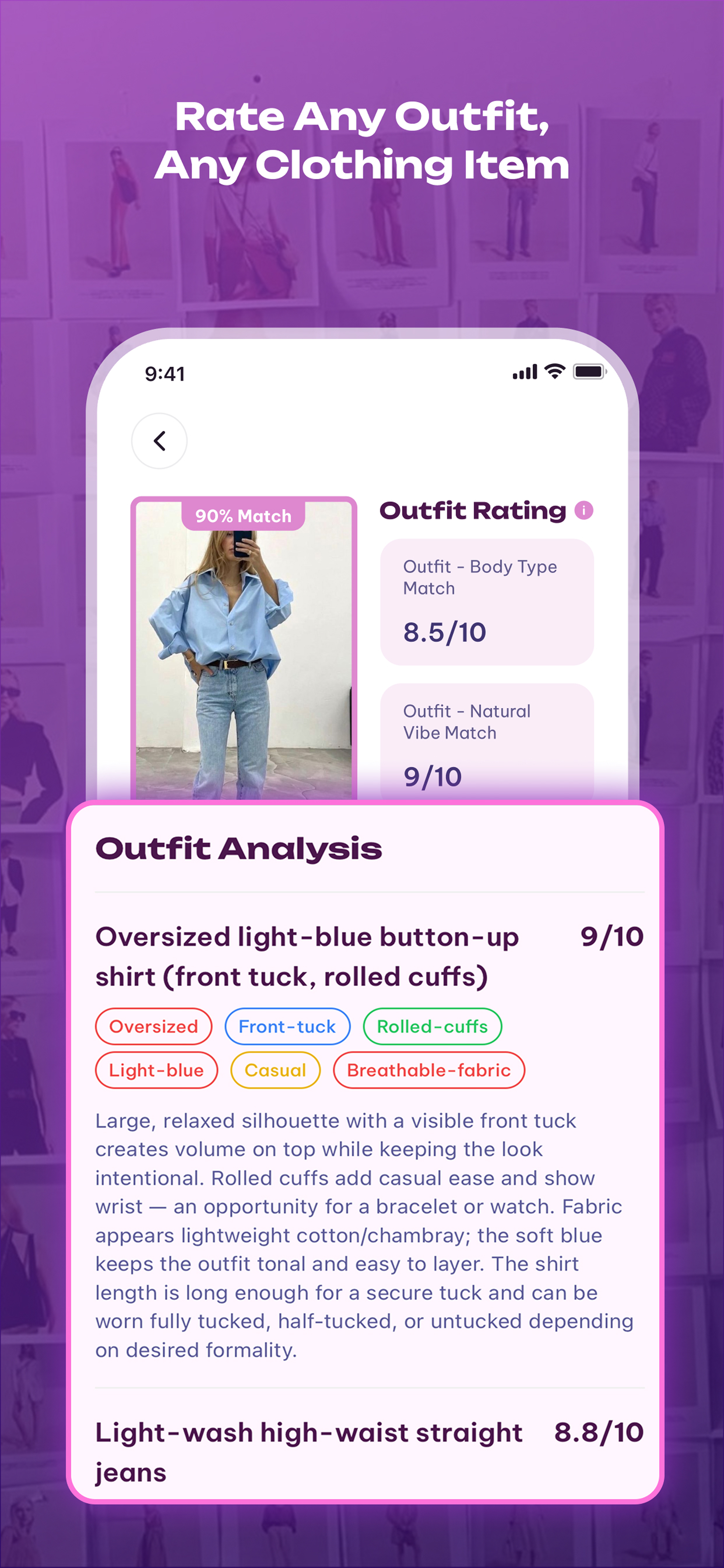 Fashion Scan: AI Oufit Rating screenshot 3