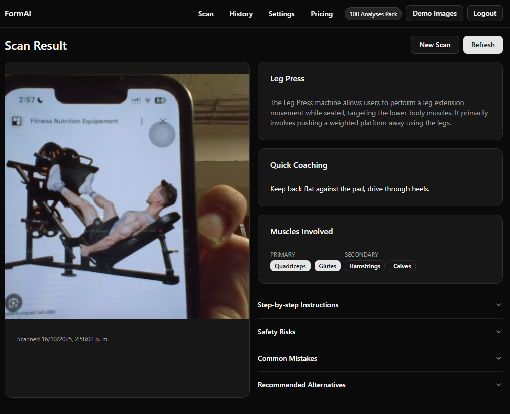FormAI screenshot 2