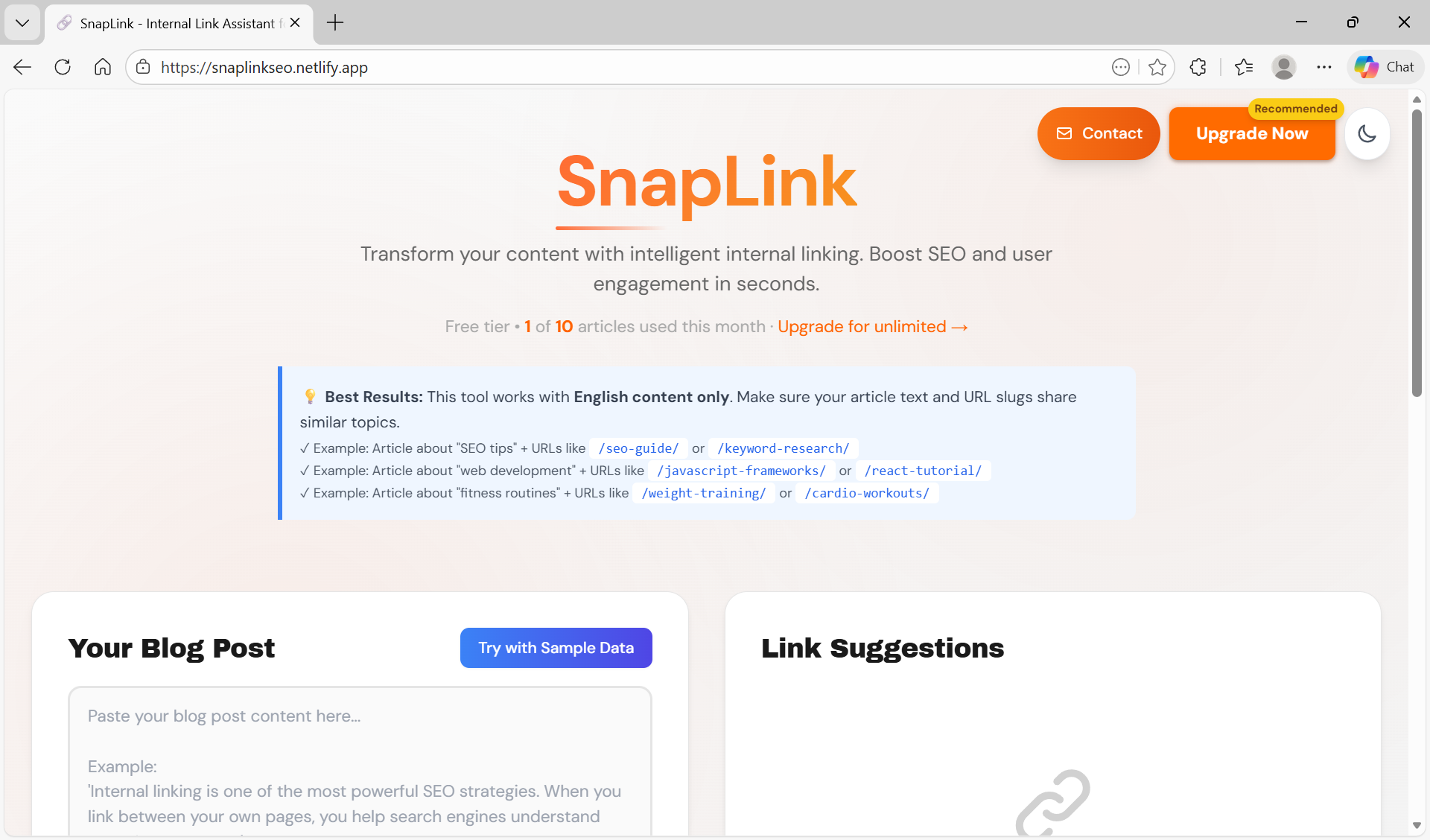 SnapLink screenshot 2