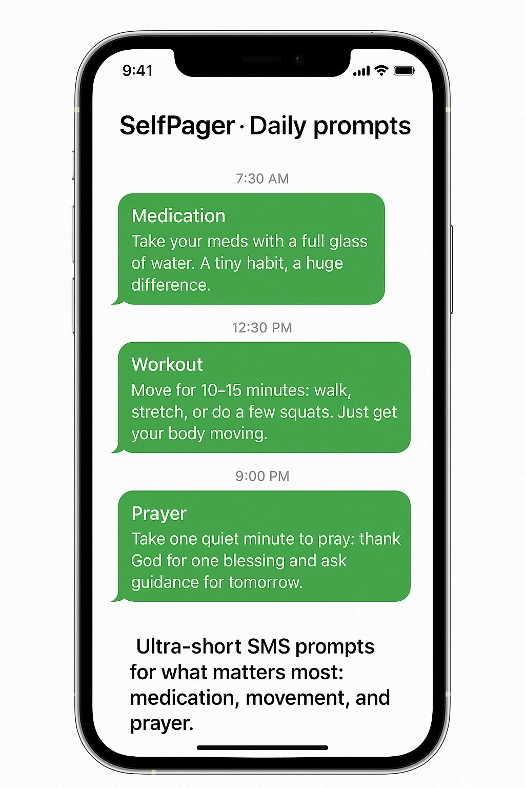 SelfPager screenshot 2