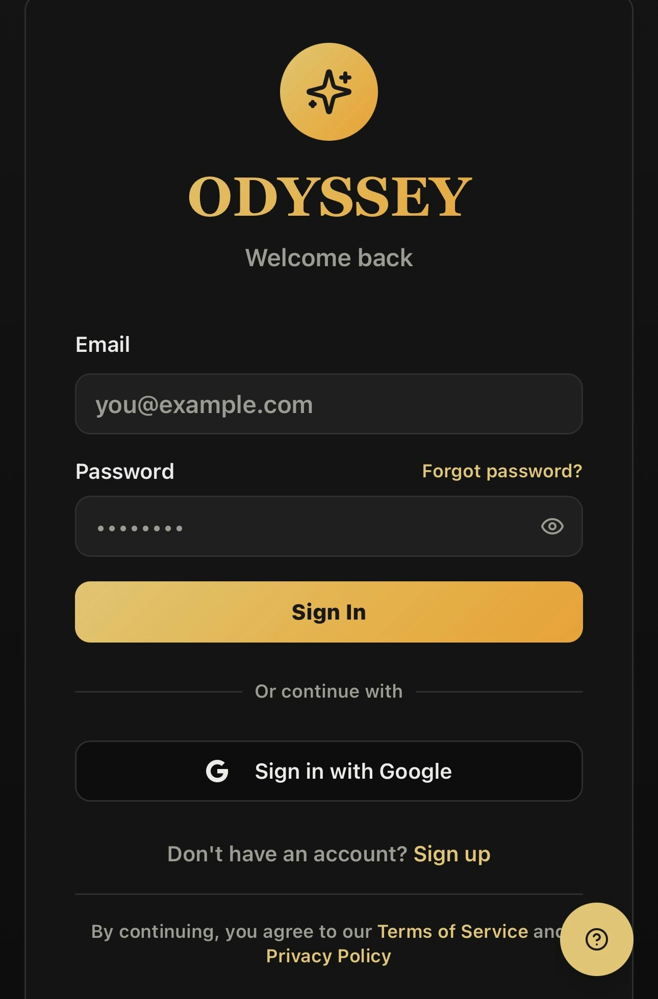 Odyssey LifeOS screenshot 2