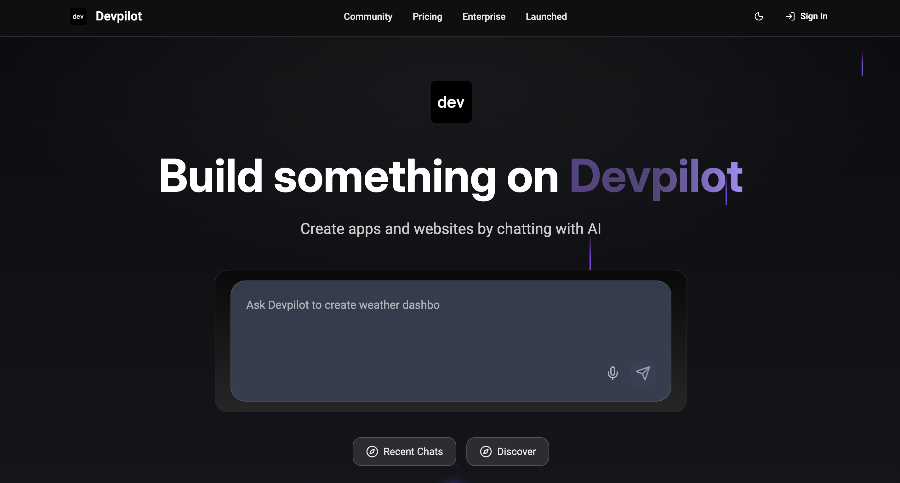 Devpilot screenshot 1