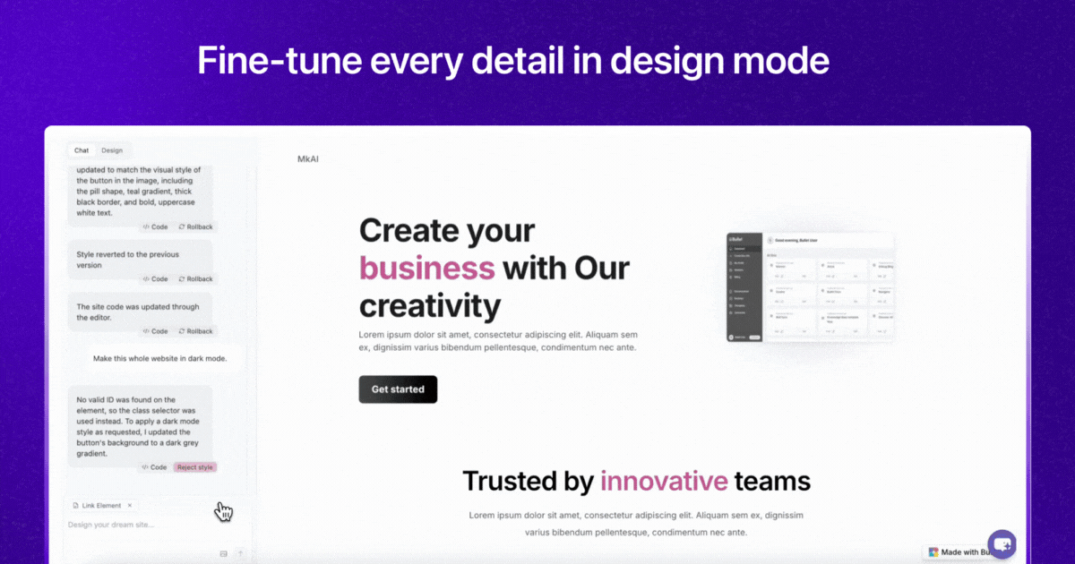 Bullet.so-AI website builder for Notion screenshot 4