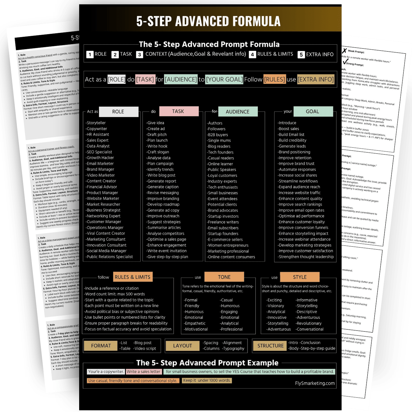 5 Step Advanced AI Prompt Formula screenshot 1