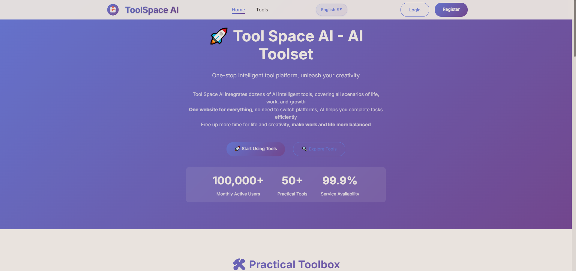 ToolSapceAI screenshot 1