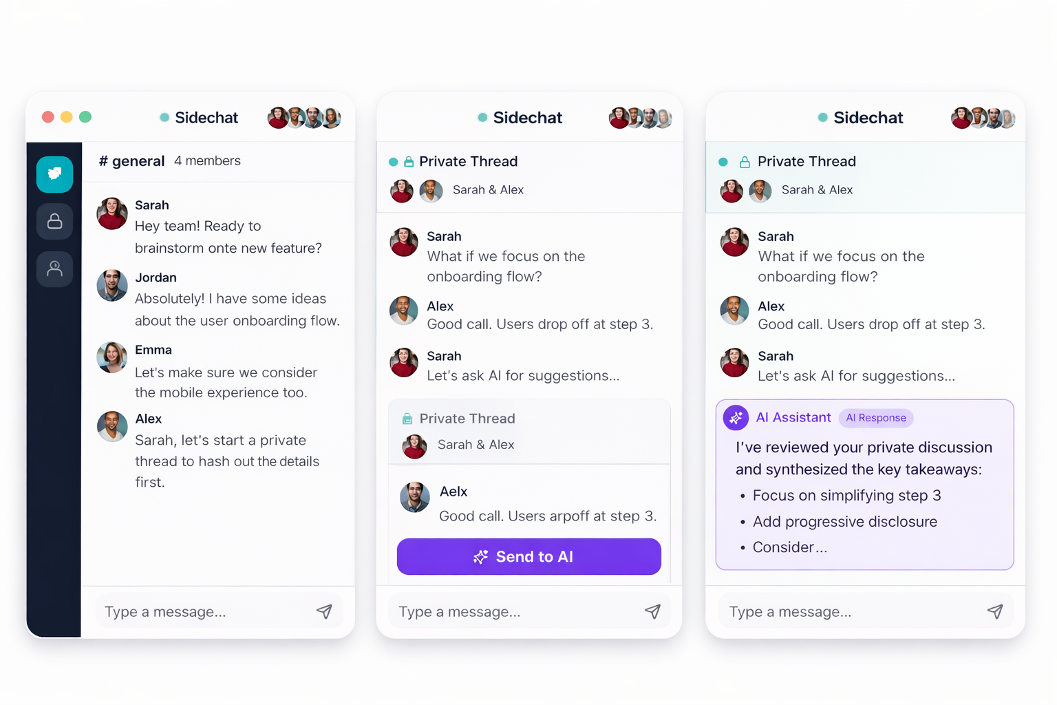 Sidechat screenshot 2