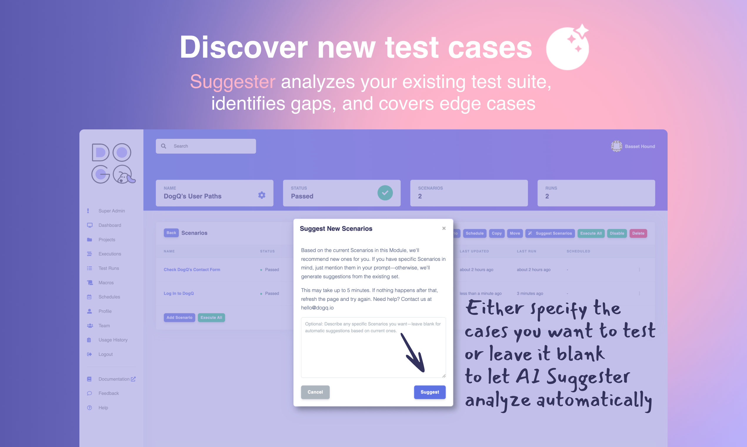 DogQ AI QA Teammates screenshot 3