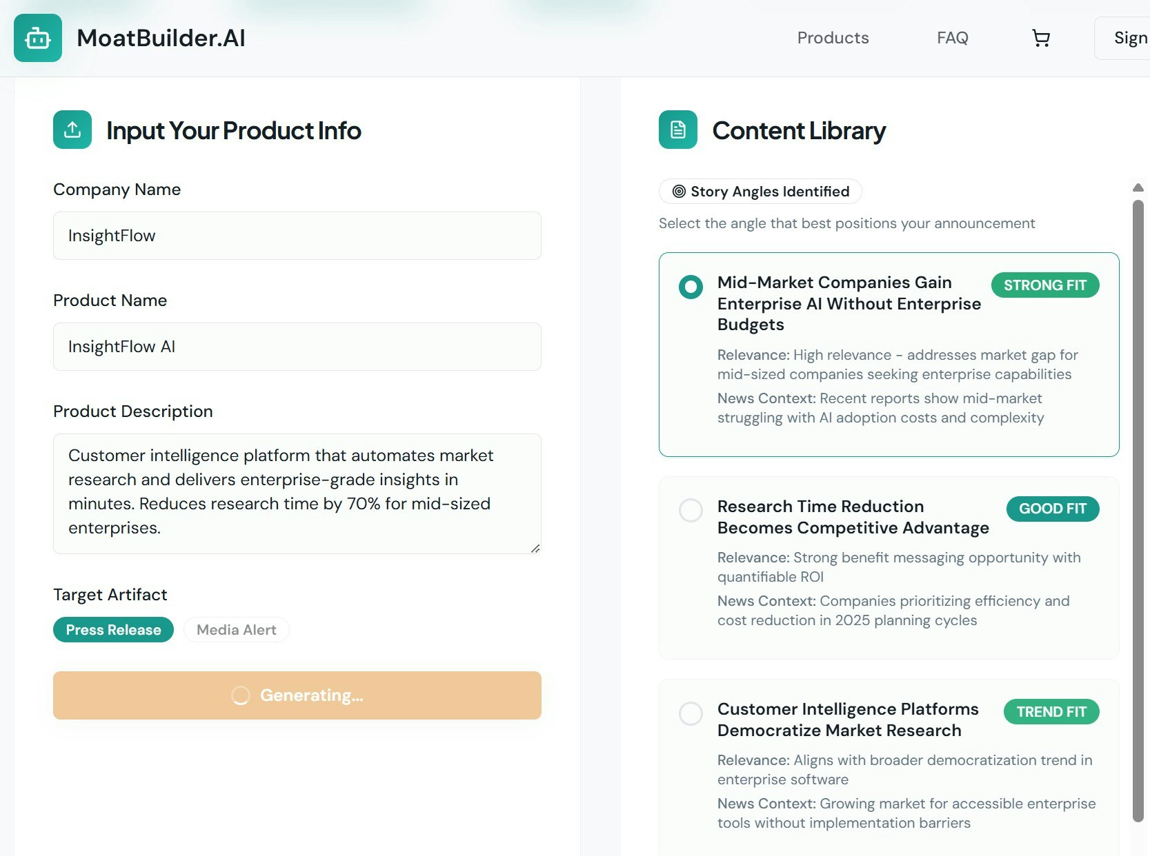 MoatBuilder.AI screenshot 3