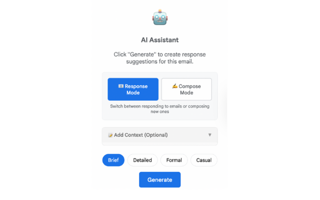 Gmail AI Assistant screenshot 2