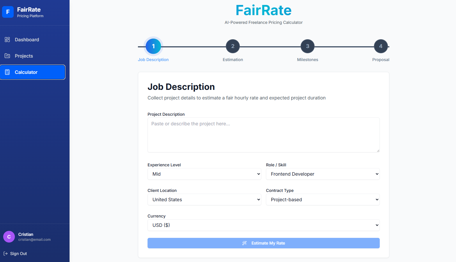 FairRate screenshot 1