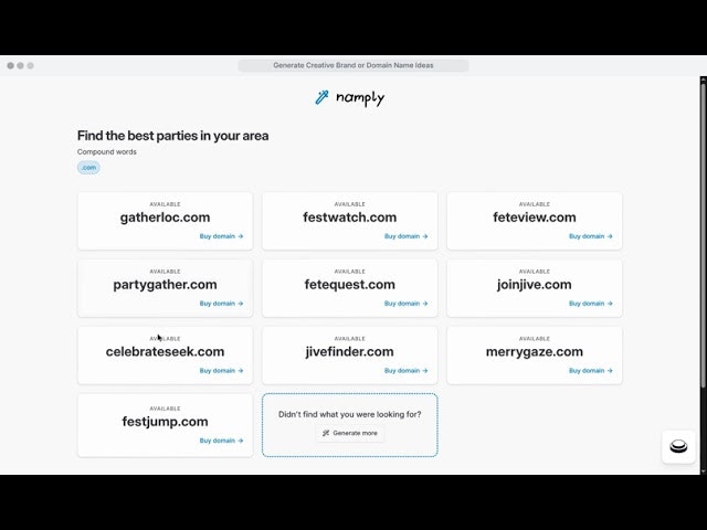 Namply screenshot 1