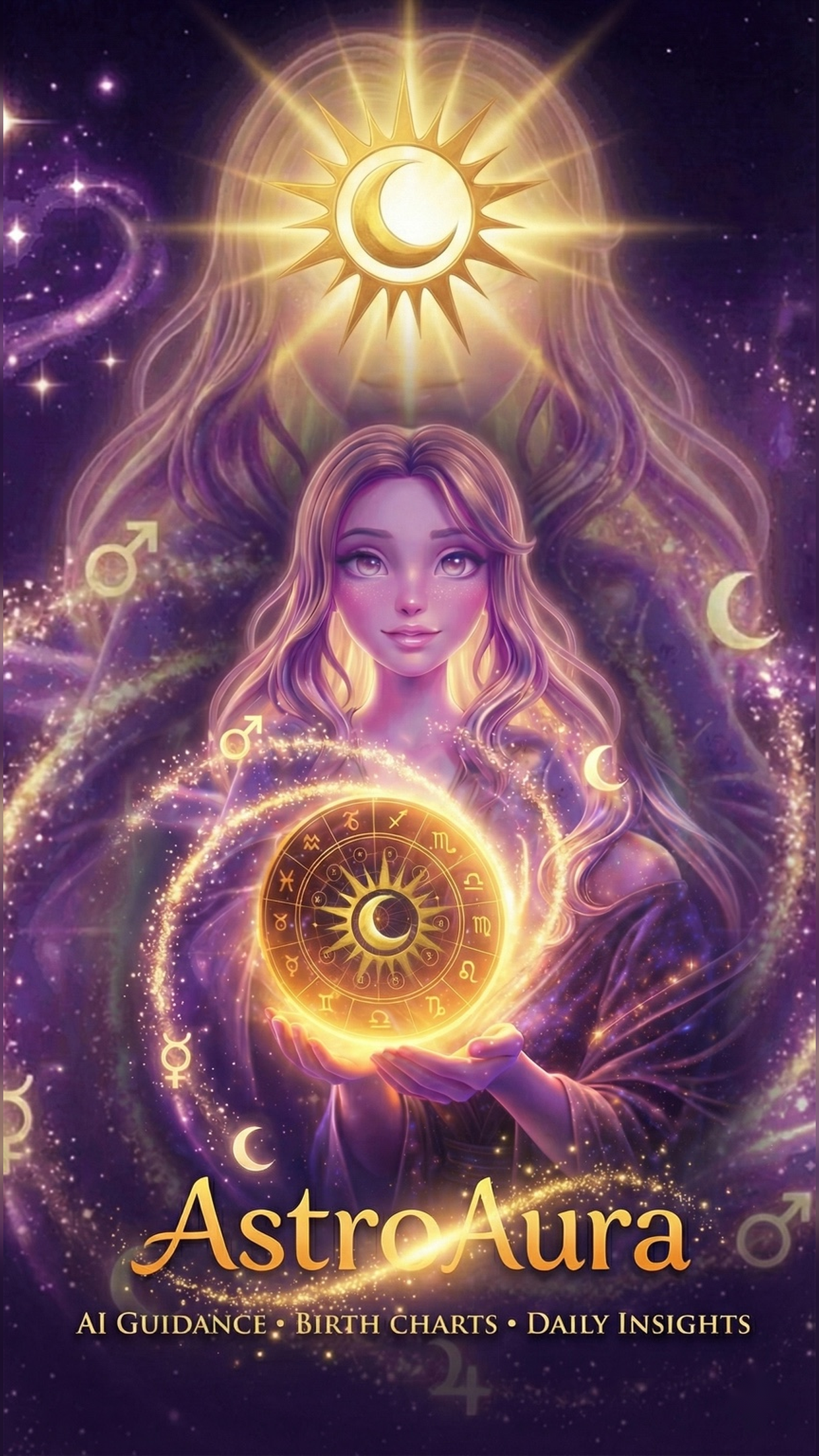 AstroAura: AI Astrology & Vedic Kundli screenshot 1