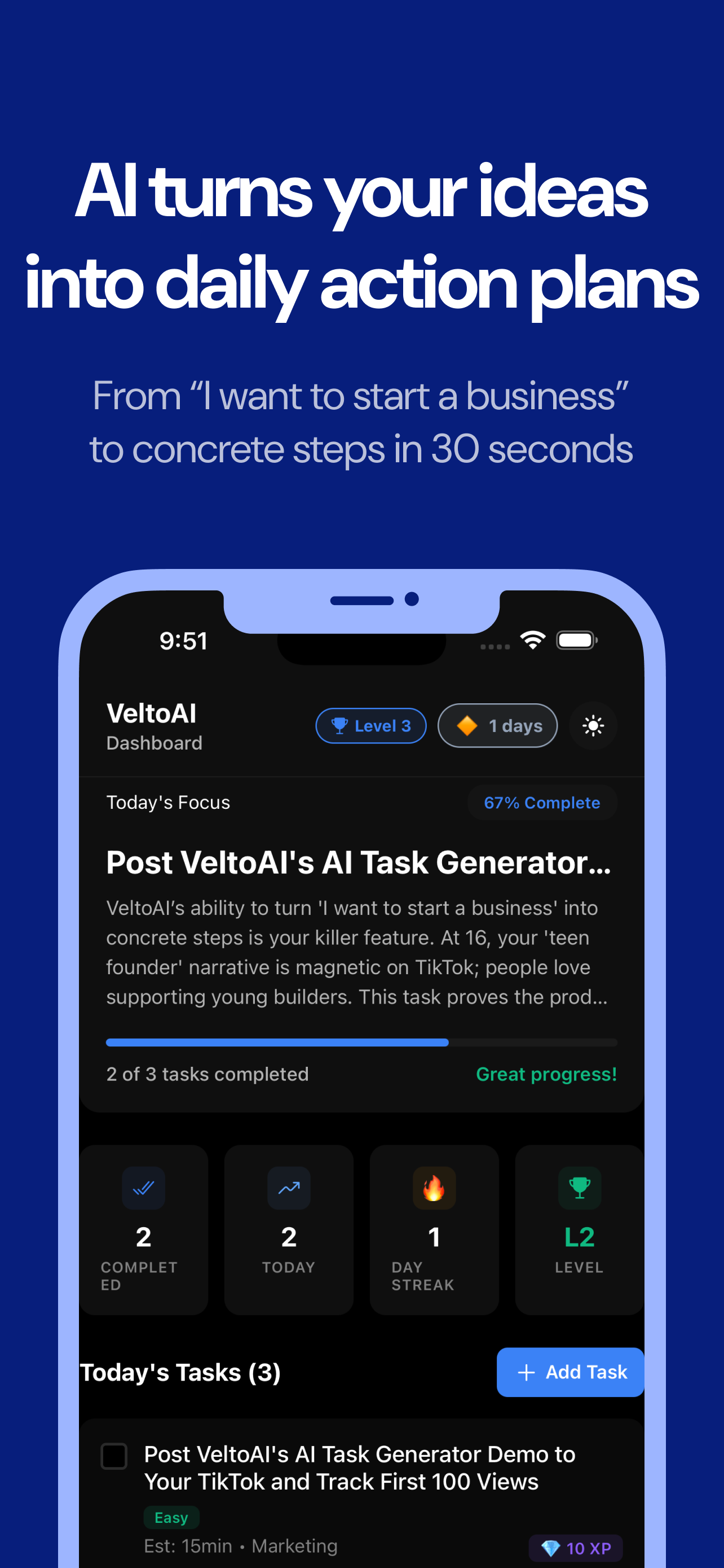 VeltoAI screenshot 1