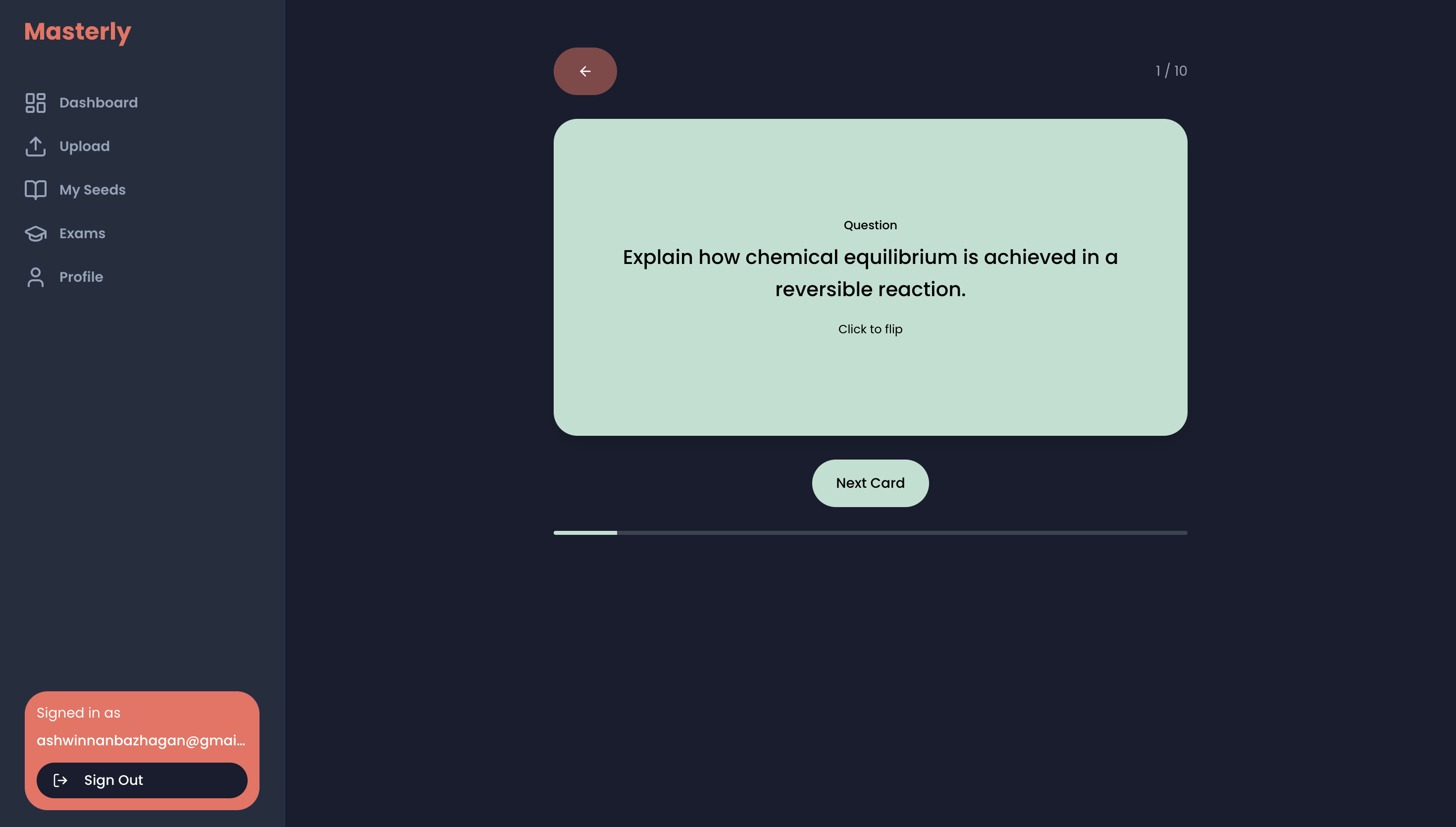 Masterly AI - Flashcards & Quiz screenshot 3