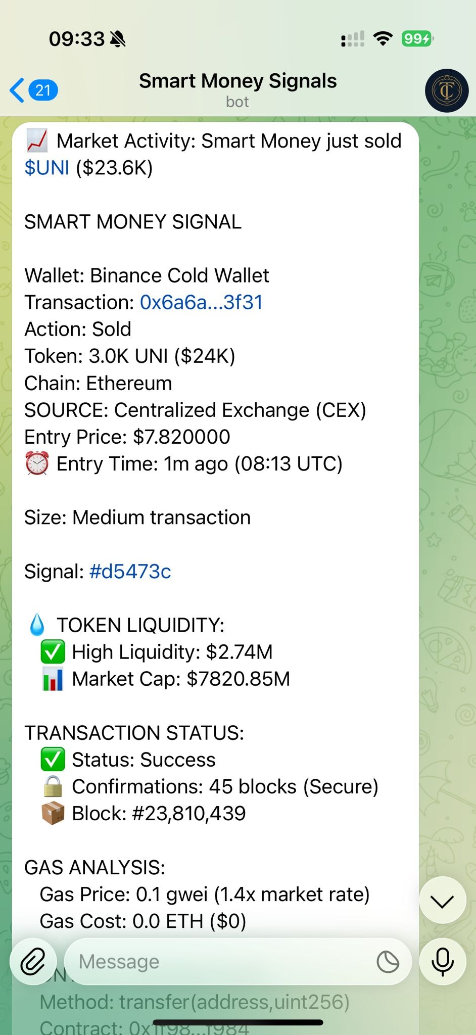 Smart Money Wallet Signals screenshot 2