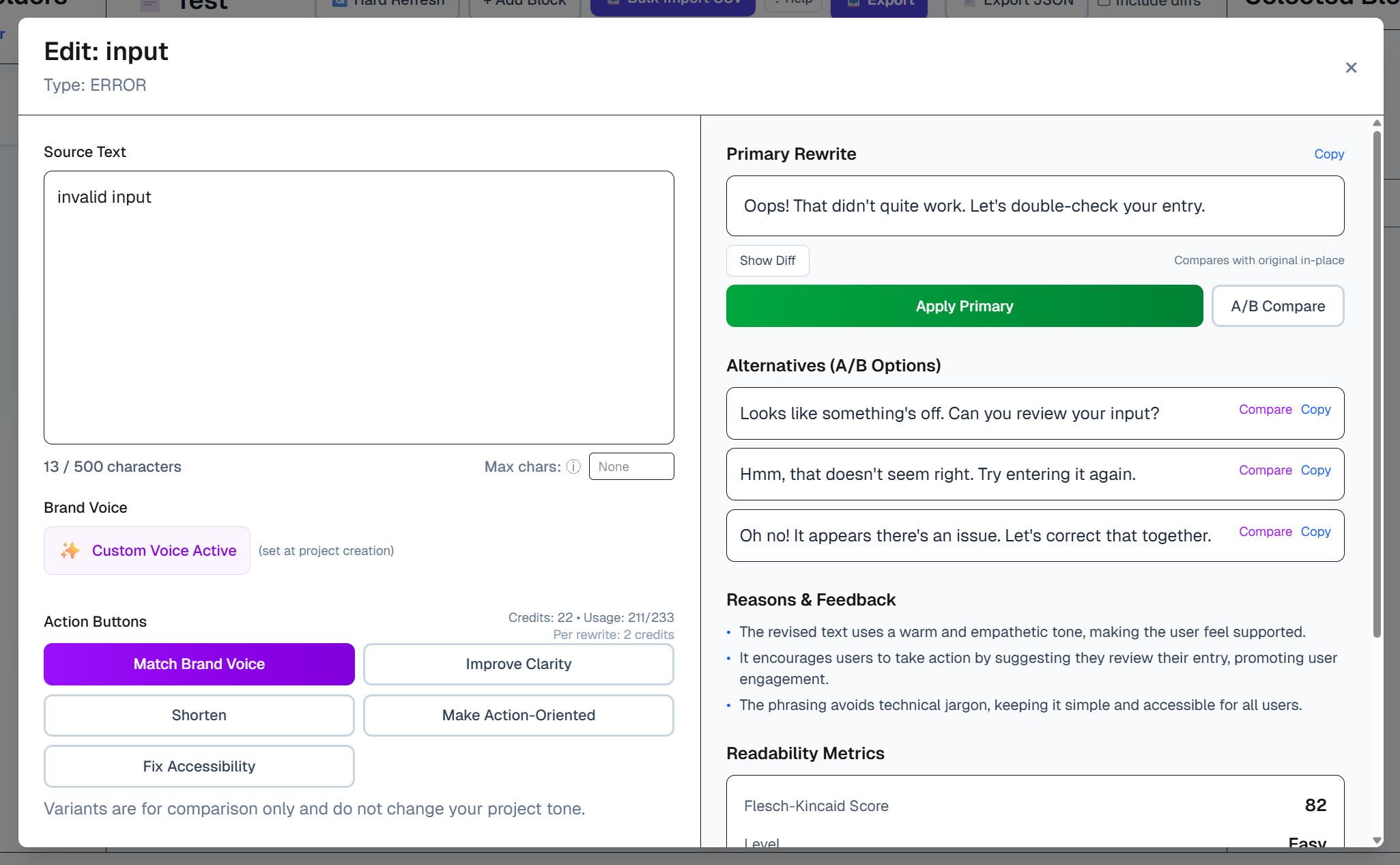 Microcopy Fixer screenshot 5