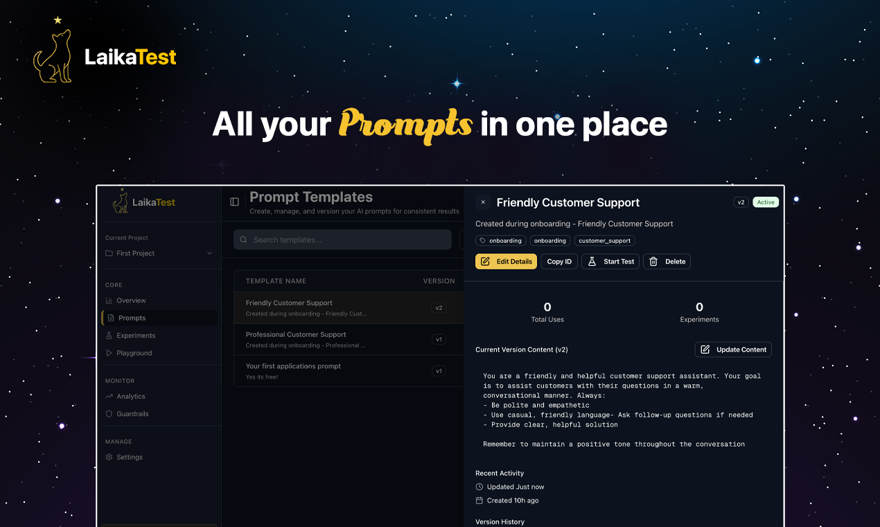 LaikaTest screenshot 4