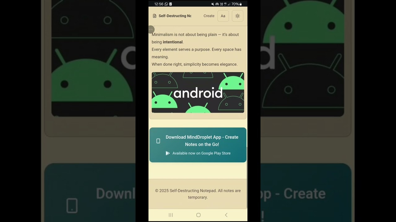 Mind Droplet screenshot 1