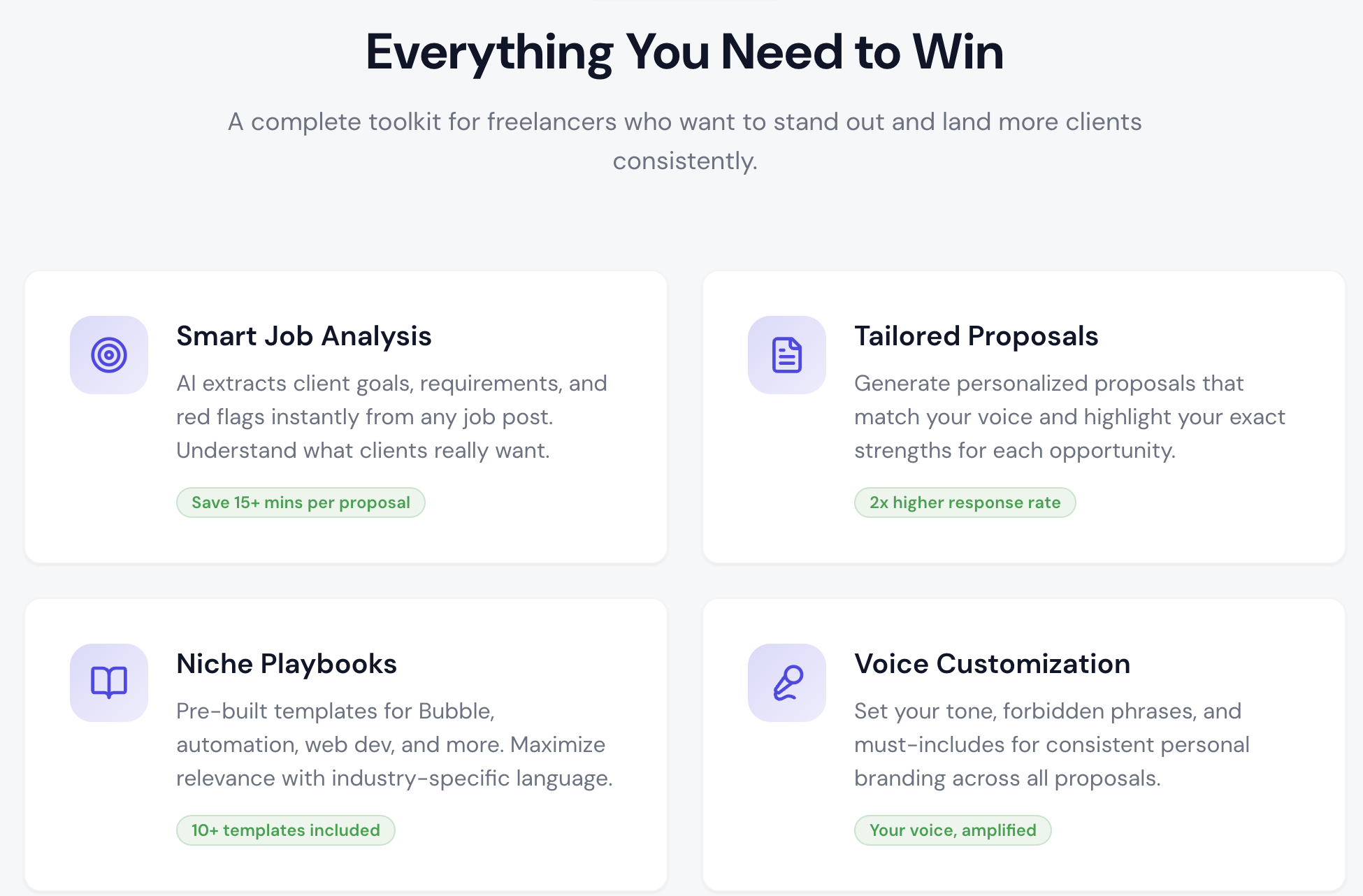Proposal Copilot screenshot 2