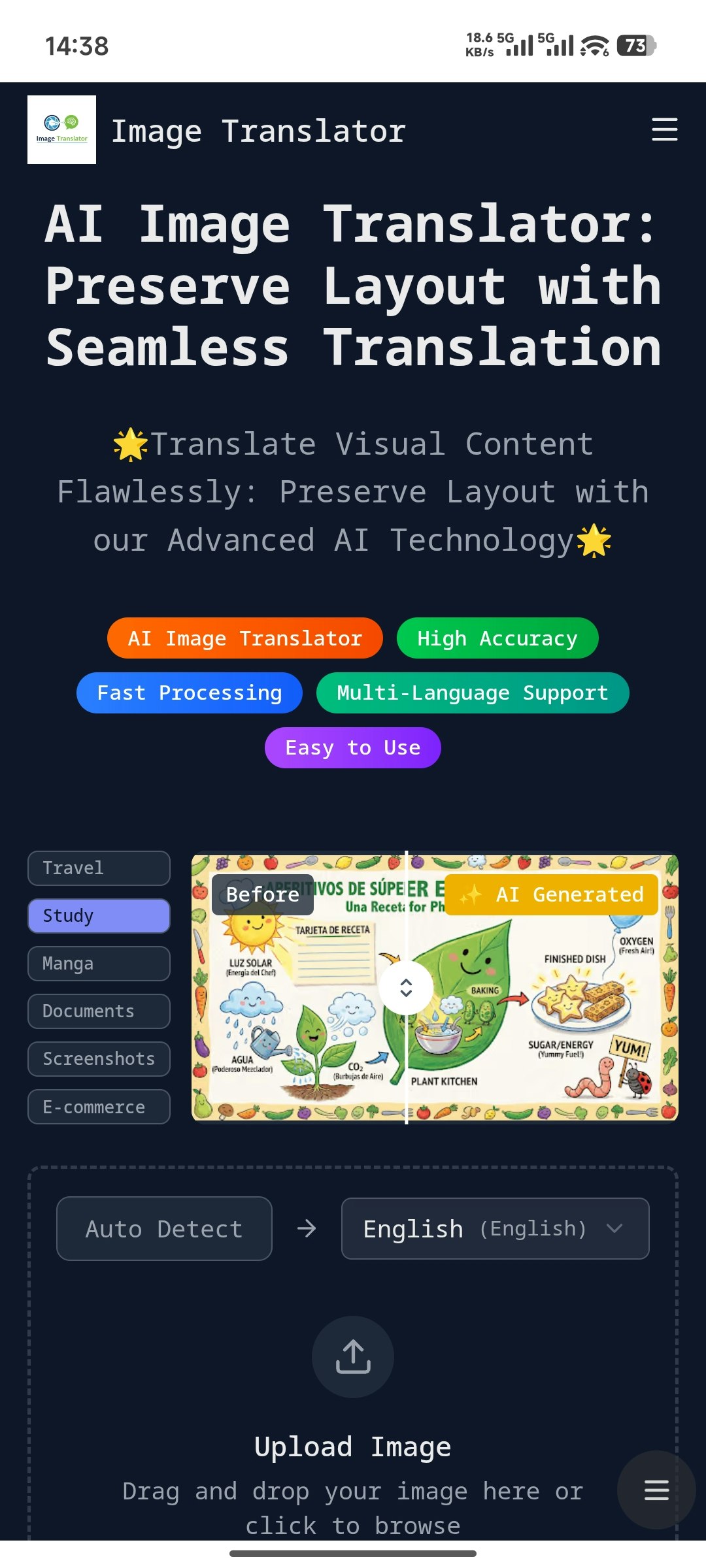 Image Translator screenshot 1