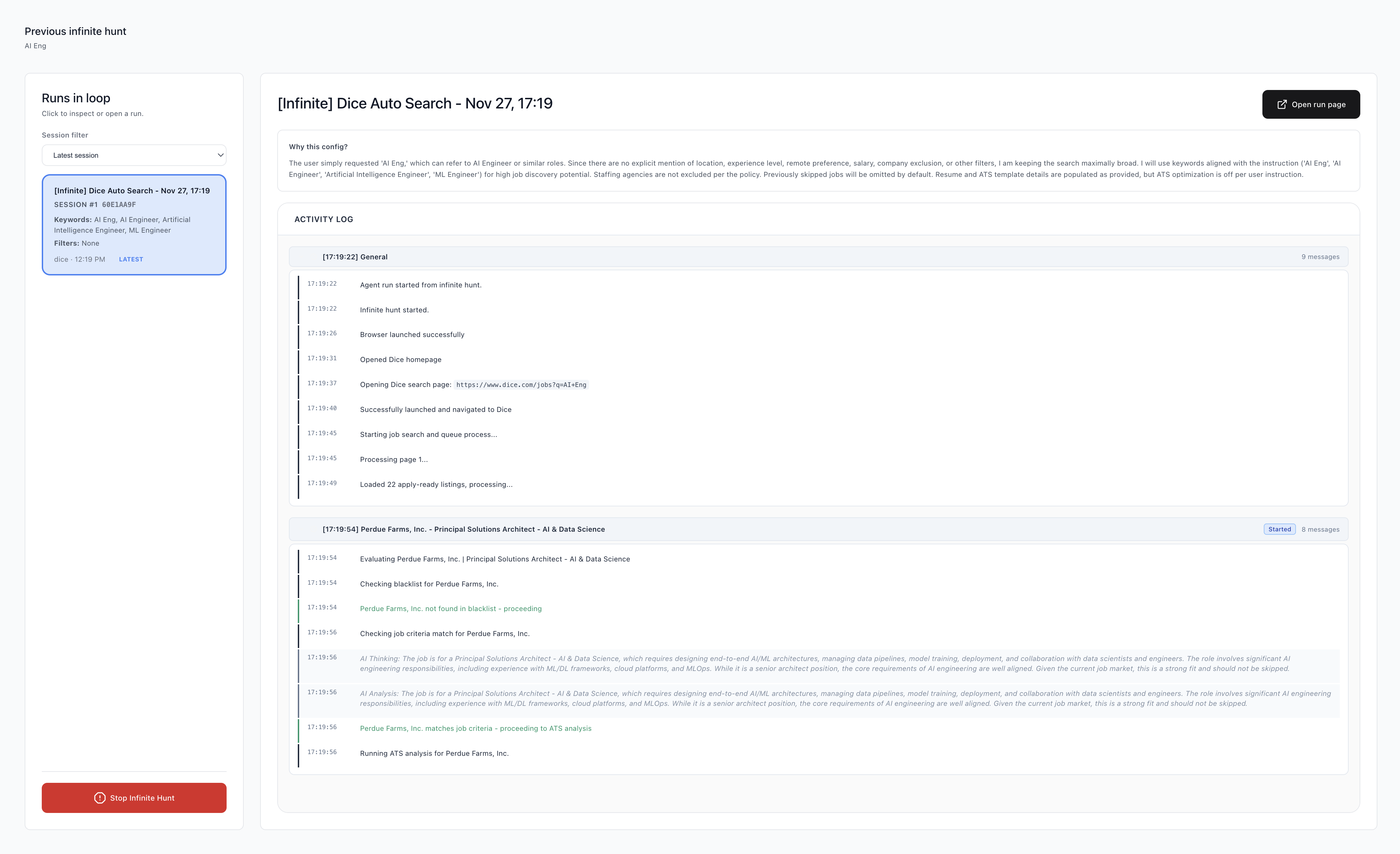 JobHuntr screenshot 1