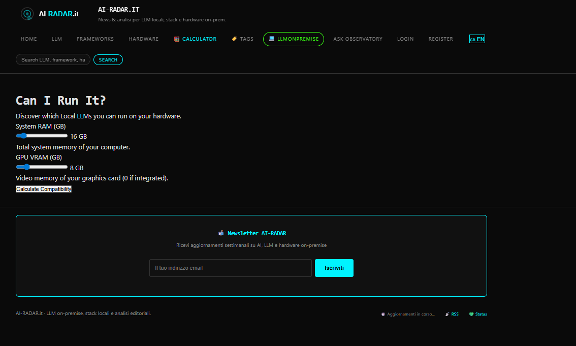 AI-Radar.it Kick Off screenshot 2