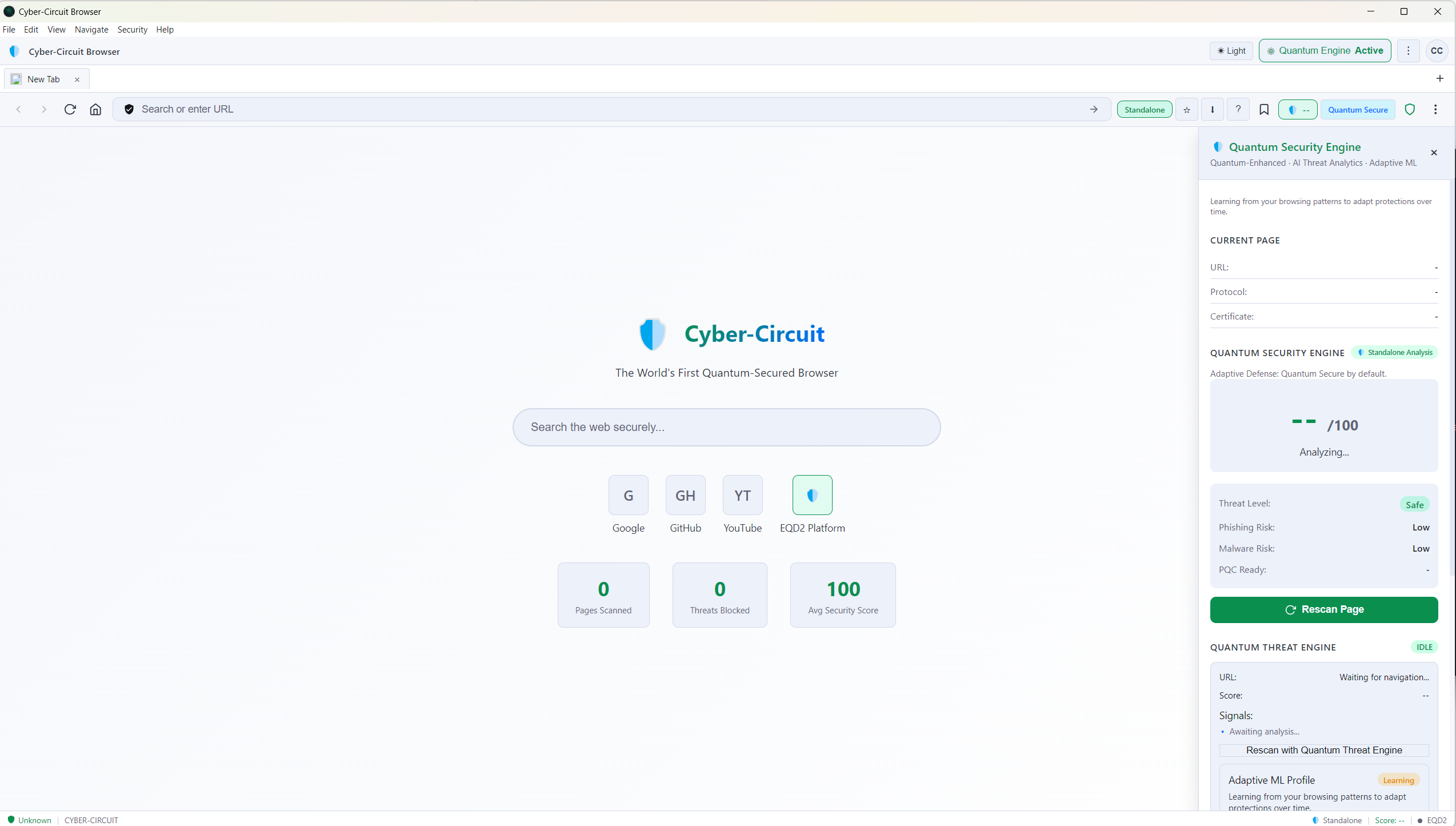 Cyber-Circuit Browser screenshot 1
