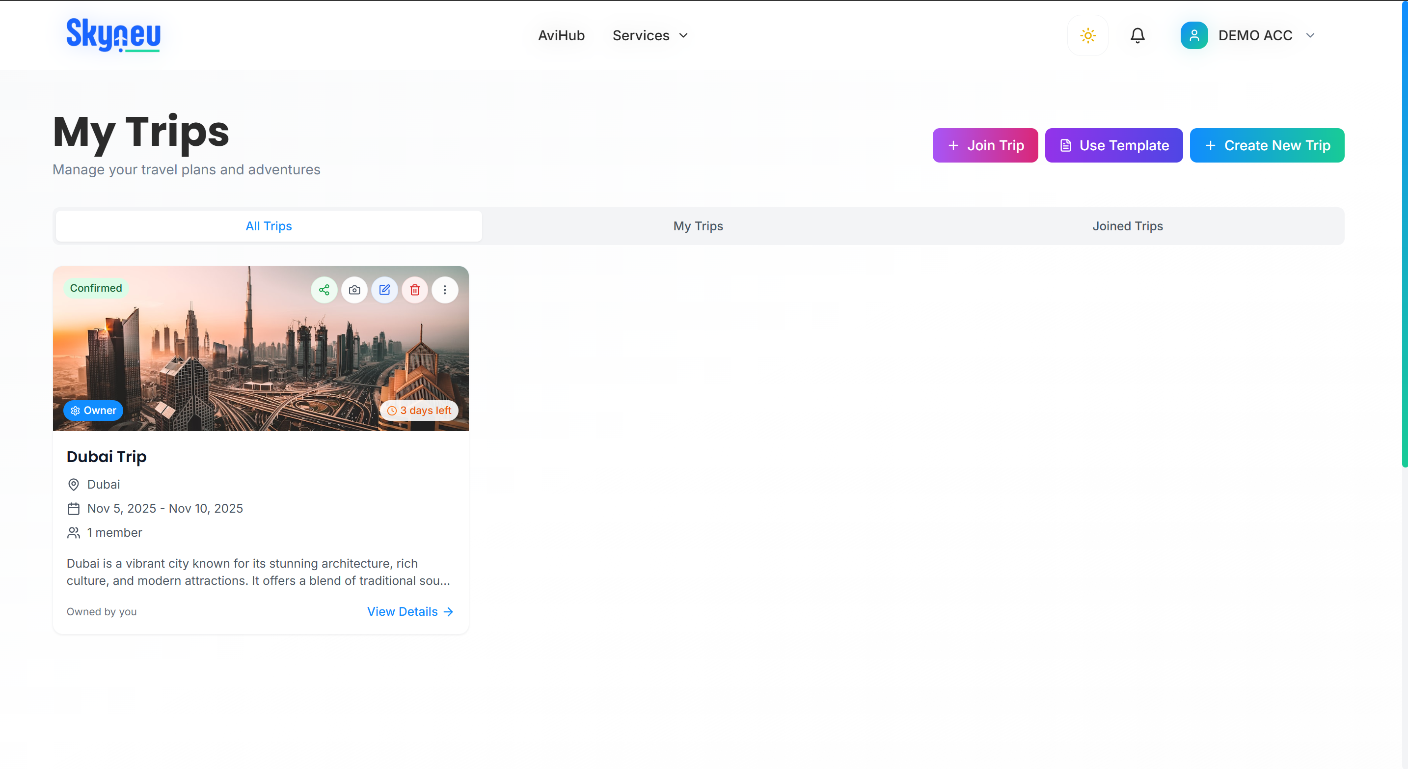 Skyneu — AI-Powered Travel Stack screenshot 4