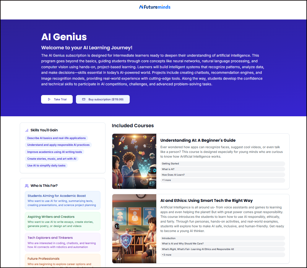 AI FutureMinds screenshot 1