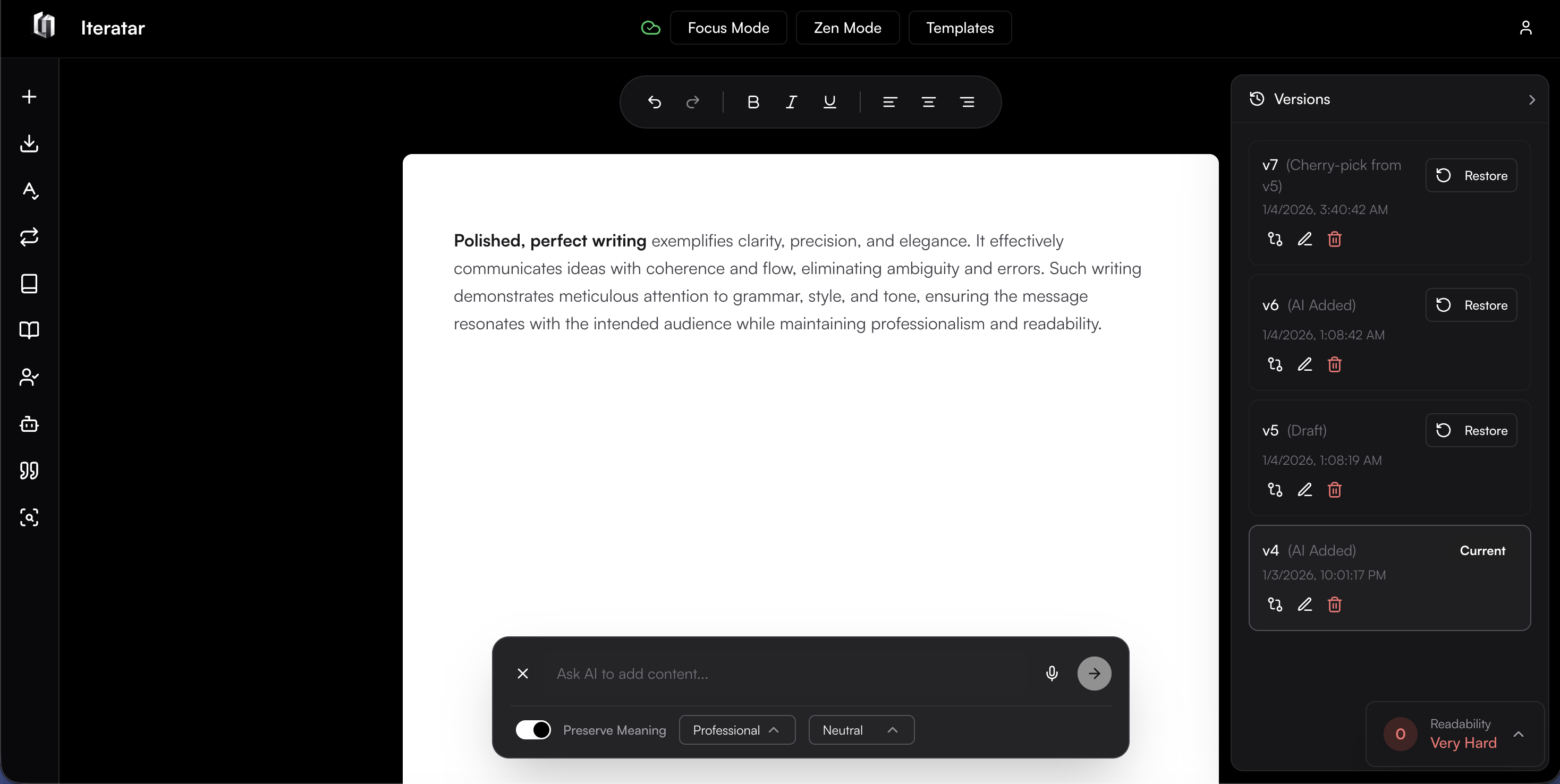 Iteratar screenshot 5