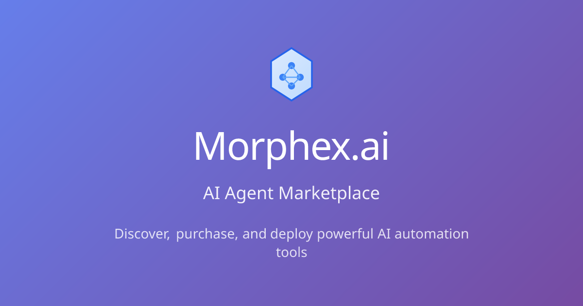 Morphex.ai screenshot 1