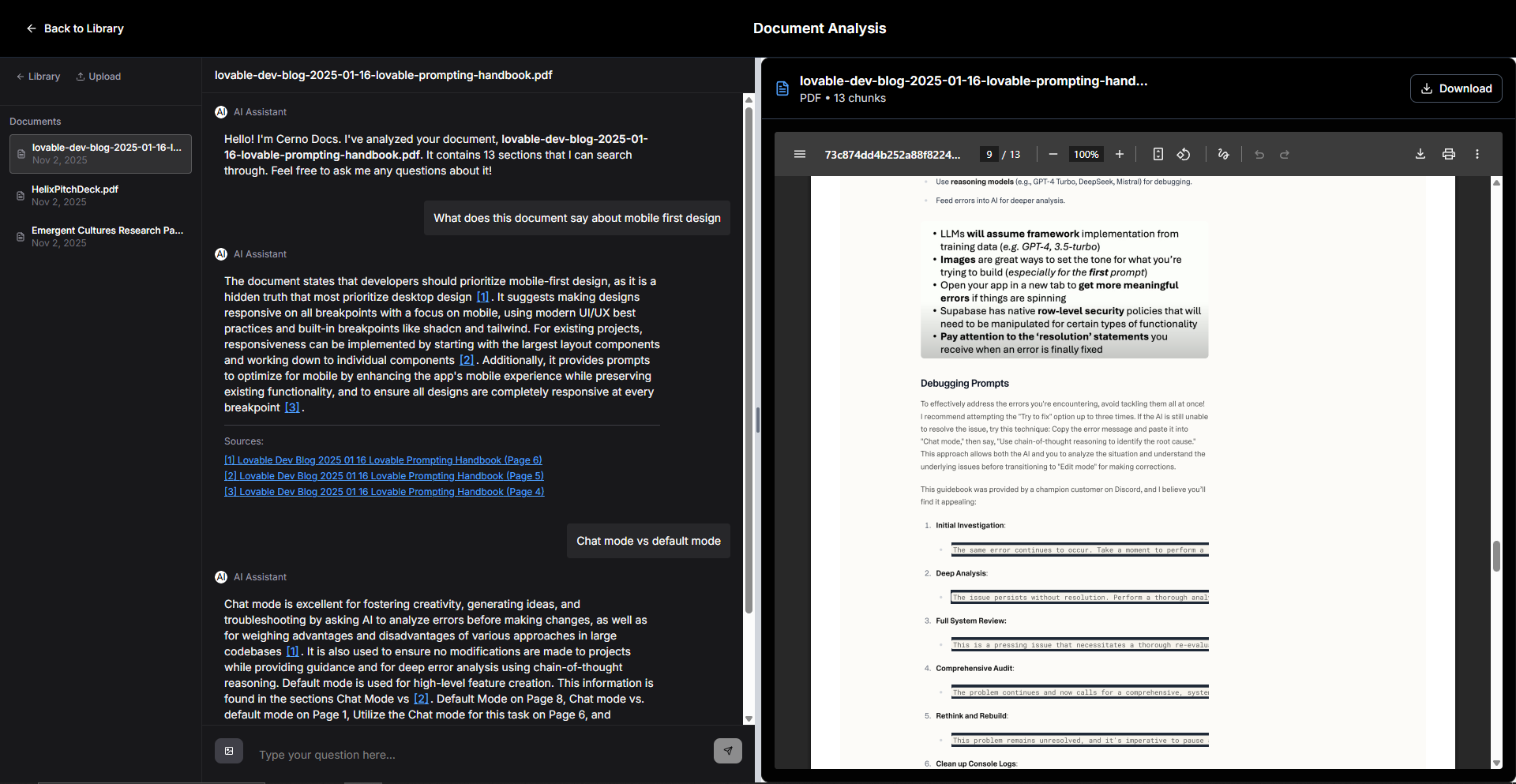 Cerno Insight screenshot 1
