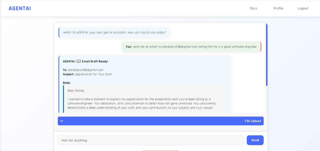 AGENTAI screenshot 4