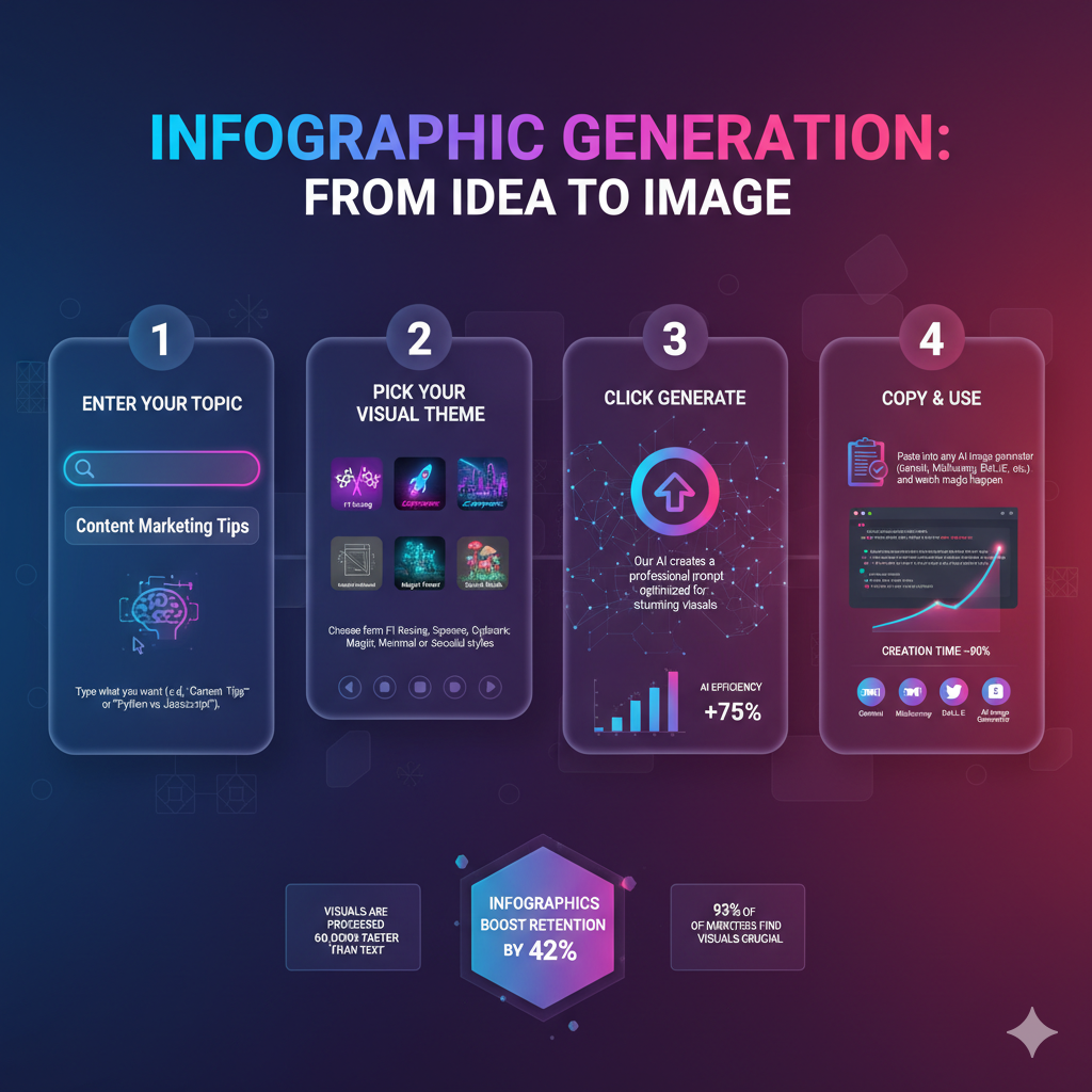 zyflora AI infographic prompt generator screenshot 2