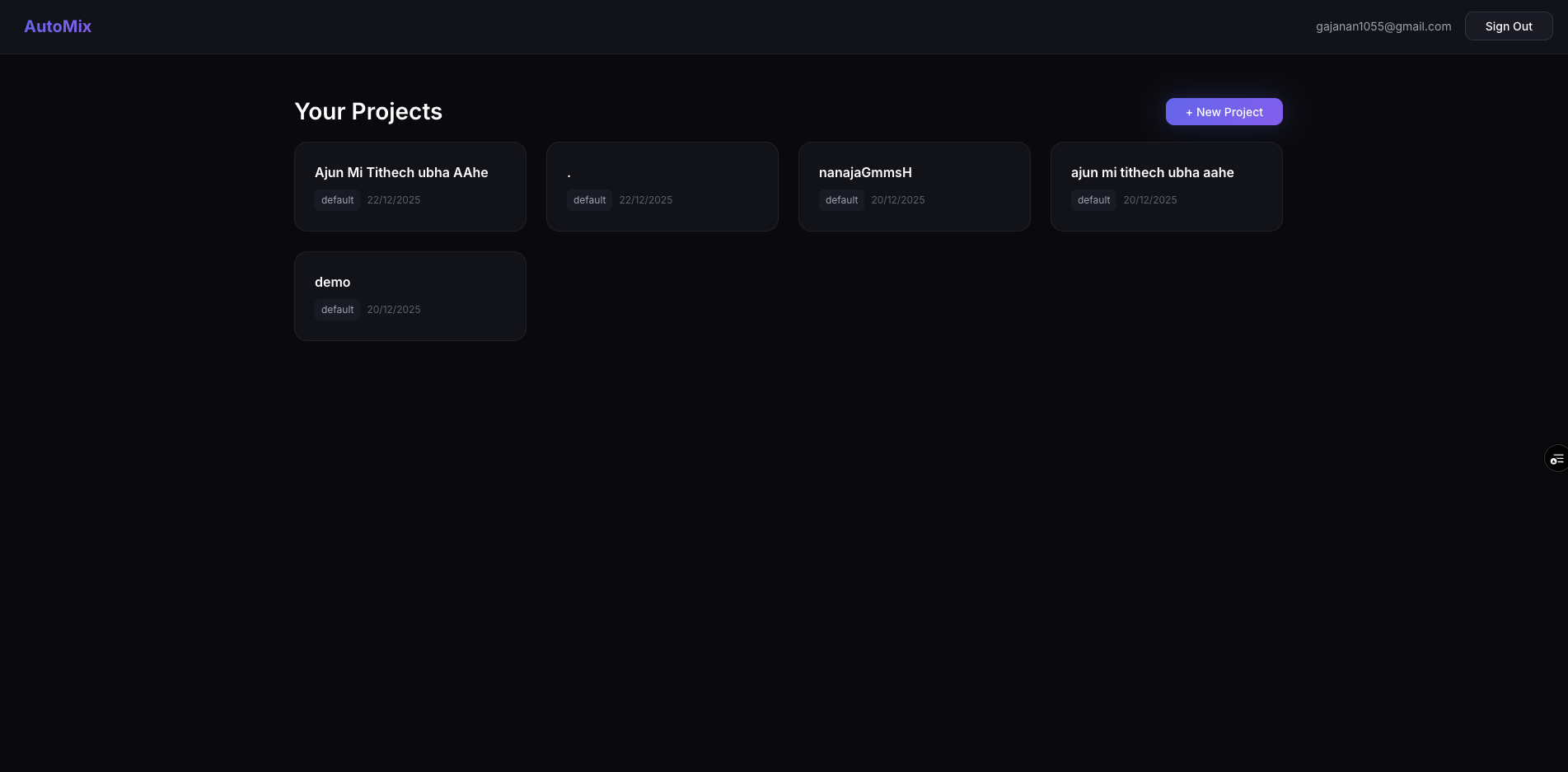 Automix screenshot 1