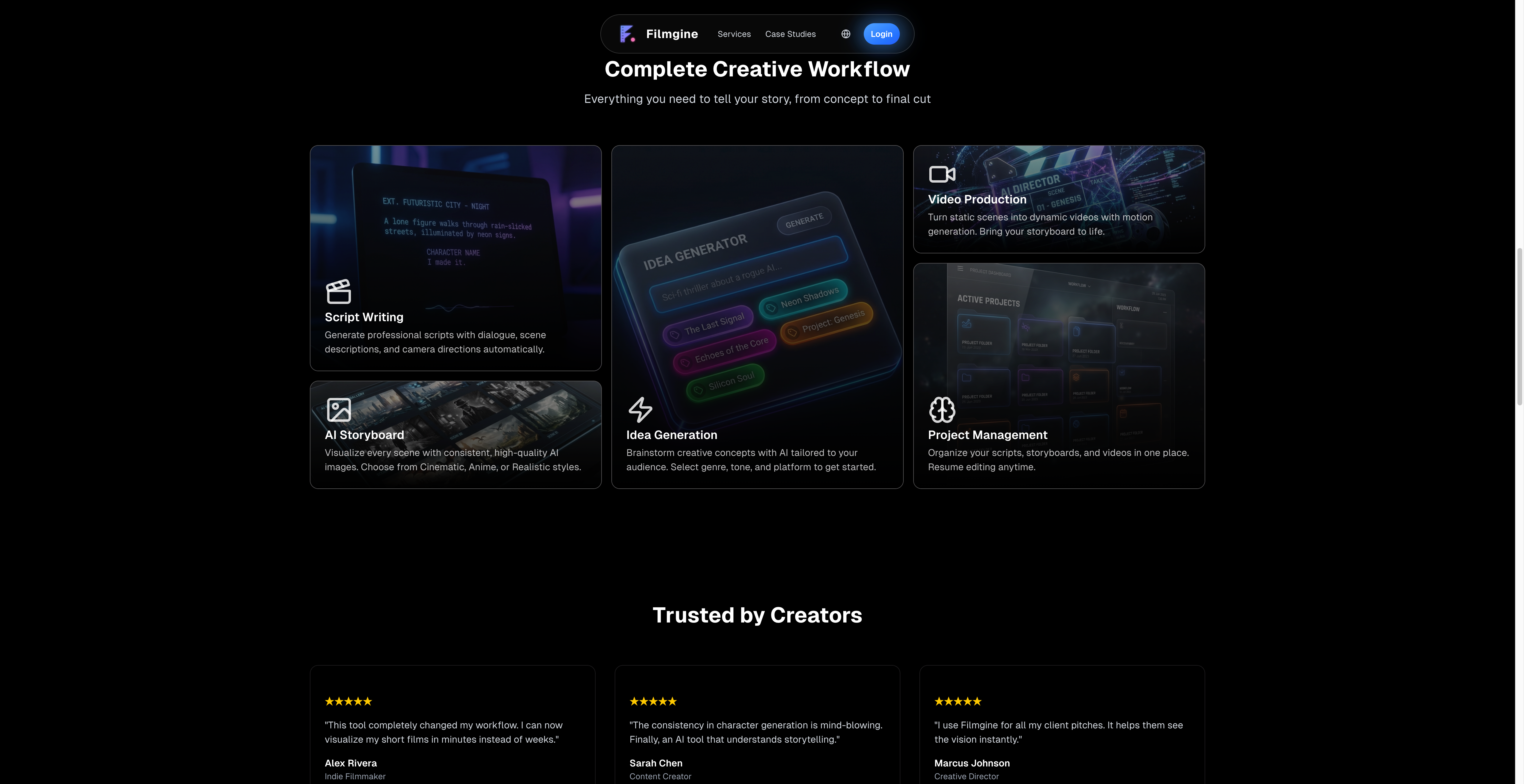 Filmgine screenshot 2