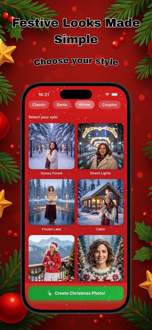AI Xmas Photo Generator PRO  screenshot 3