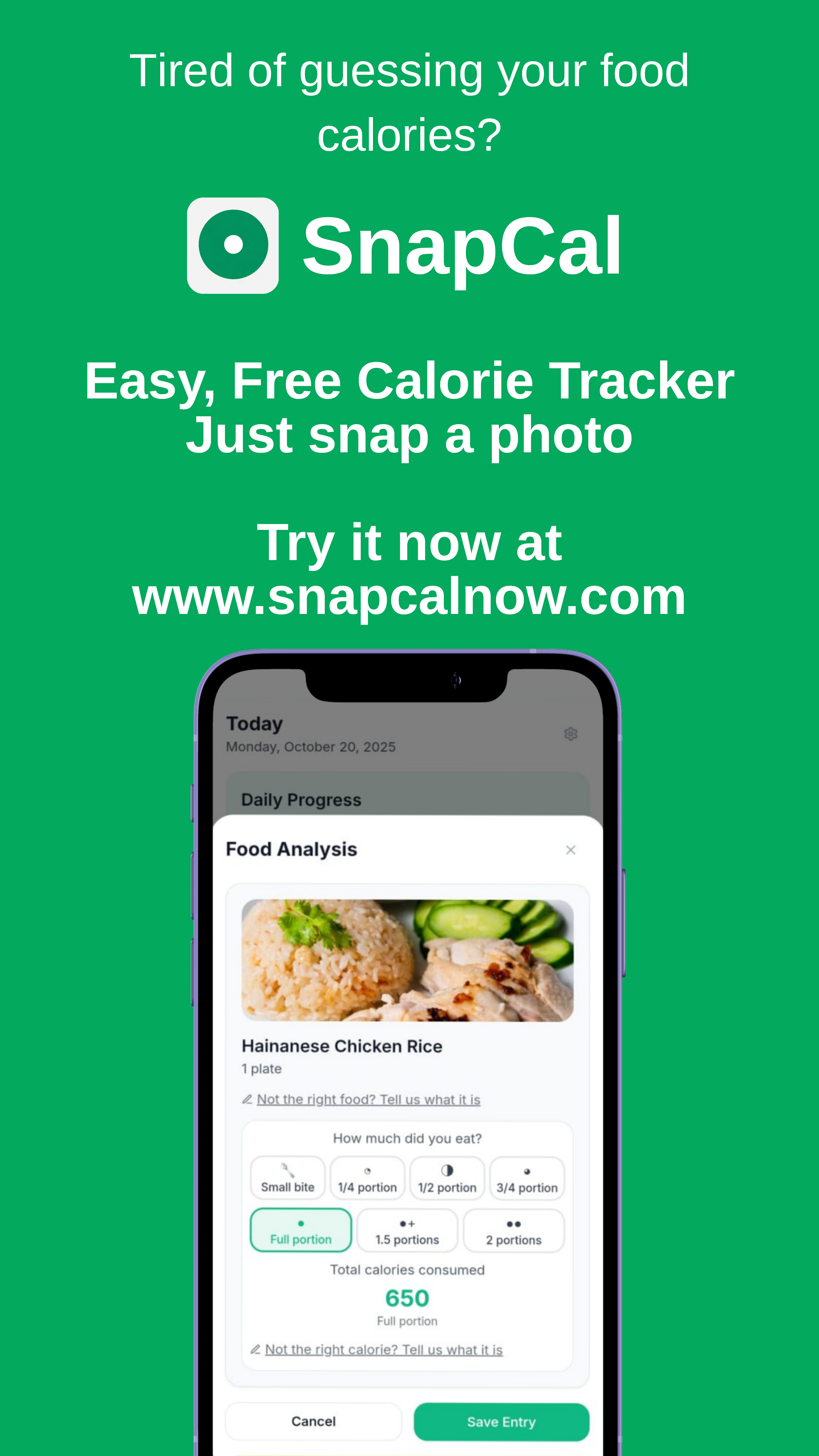 SnapCal screenshot 1