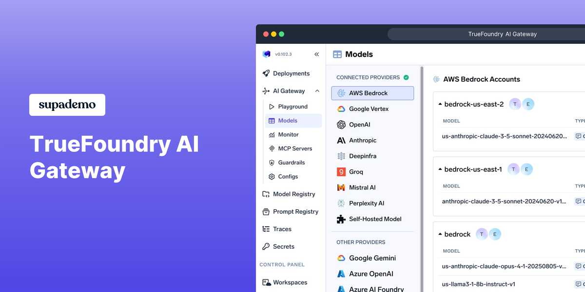 TrueFoundry AI Gateway screenshot 8