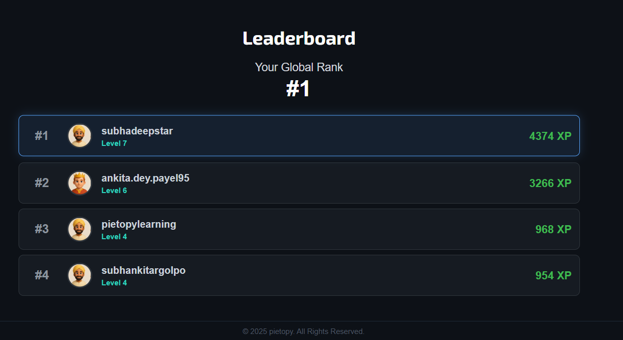 Pietopy - Stop learning | Start building screenshot 14