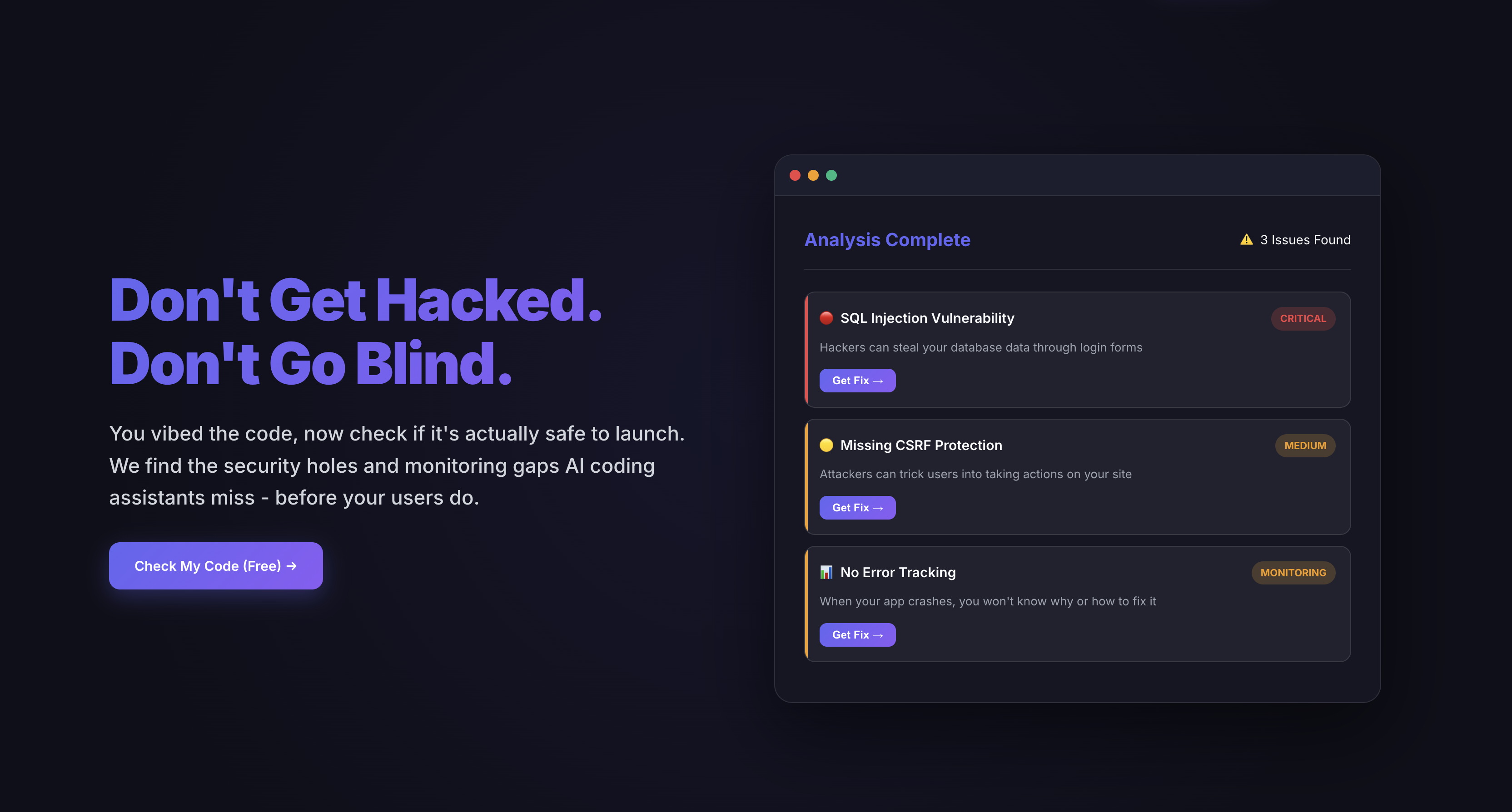 VibeCheck screenshot 1