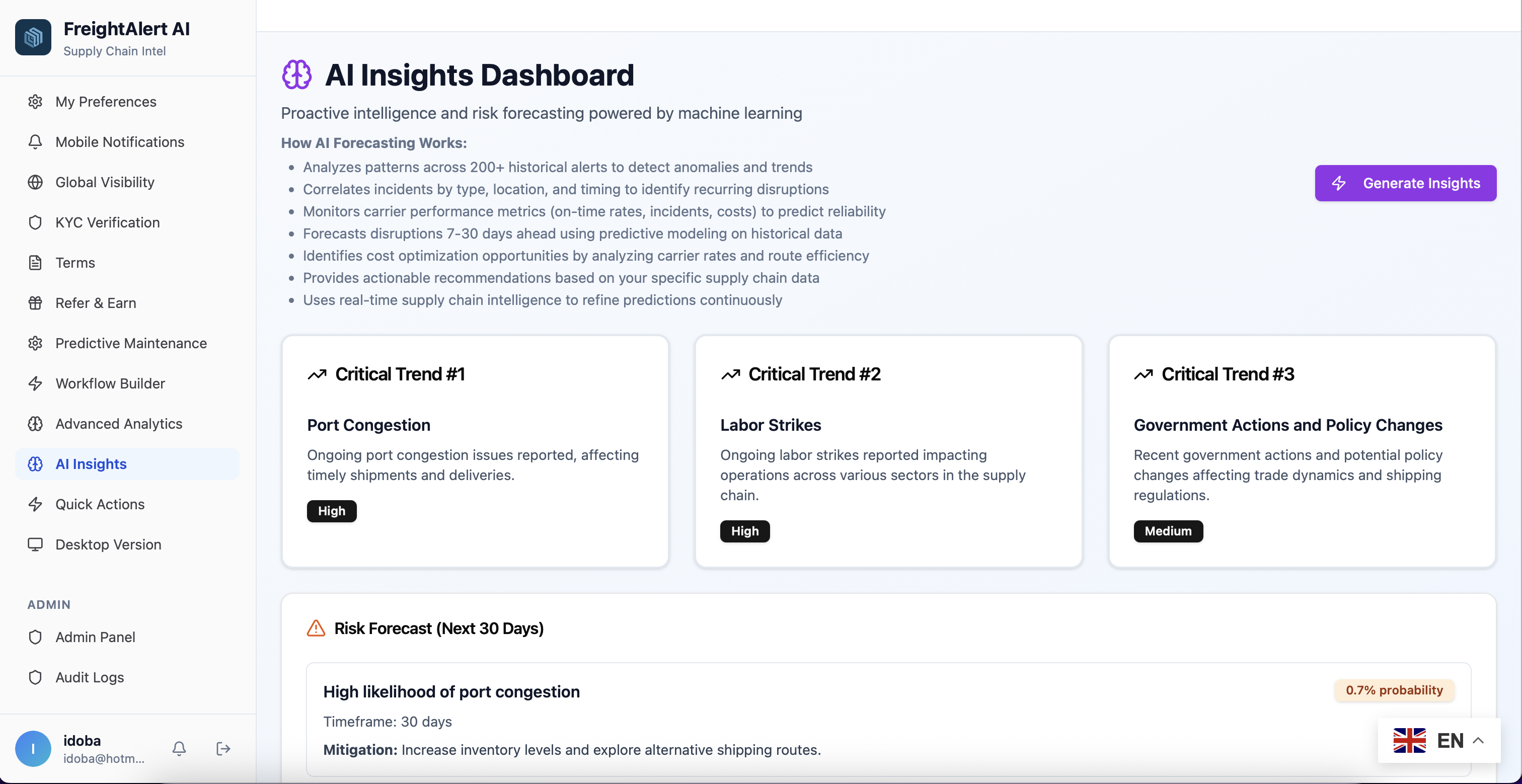 FreightAlert AI screenshot 11